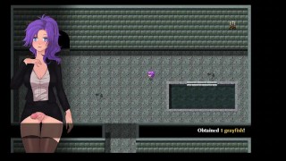 Futanari Quest Gameplay #2: Fight with monsters and fuck with step-mom