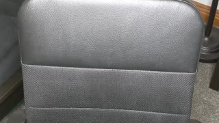 Jerking off in my computer chair