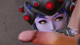 Overwatch: Widowmaker causes premature cum