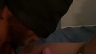 straight male does first blowjob