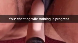 Slut wife libido training in progress - Snapchat Cuckold Captions