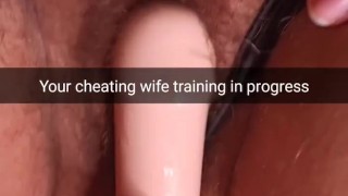 Slut wife libido training in progress - Snapchat Cuckold Captions