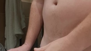 Masturbate in Strangers Bathroom