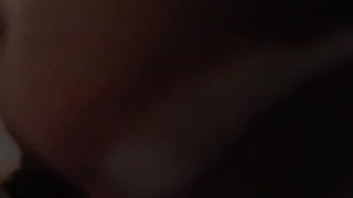 Masked man came on camera lens.