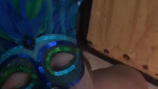 Daddy let me eat come out of condom