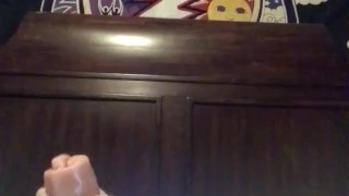 TWINK TRIES FLESHLITE + CUMS