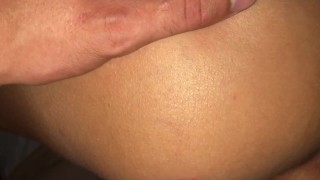 I fuck her pussy and cum on her ass