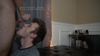 Hot Kisses Led to Deep Bareback Fuck from Sexy College Teen