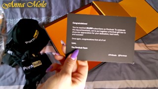 Gift from Pornhub. Unpacking. Thanks Pornhub! Anna Mole