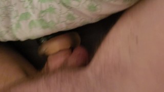 Pulling out to cover your tight hole in cum