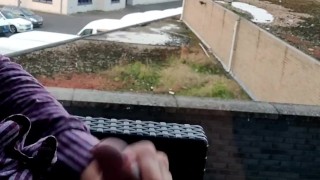 From soft to almost cumming on the balcony. I think quite some neighbours watched it