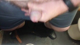 Wanking wee Willie at work