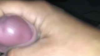 Armenian bust a HUGE load all over his stomach.