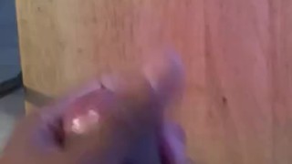 Giving shy innocent table late night facial.