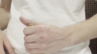 cute guy jerking off in the bath - artem suchkov