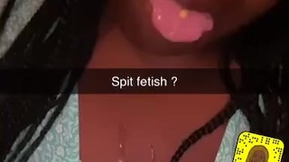Spit fetish 