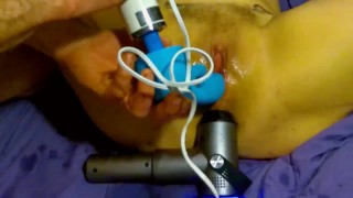 Squirting from anal vibrators