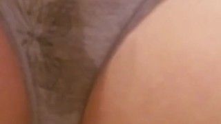 Milf with wet panties 