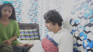 After Smoke session , gives Footjob and made hunter Cum 2 times , Creampie 