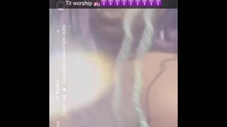 Ebony big tittys and creamy pussy 