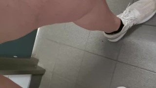 Must pee on public toilet