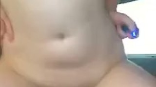 Riding my big fat dildo 