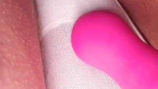 White panties cummed in