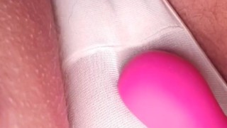 White panties cummed in