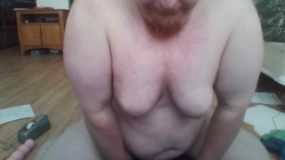 FTM humps dildo on pillow