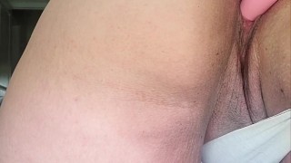 Phat thickness seductive Puerto Rican milf slut touches and plays with her pussy till squirt orgasm 