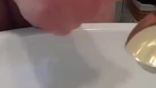 Jerking one off by request, big Cumshot, Fab Flip