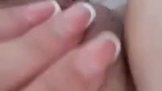 Waiting for husband and massage clit