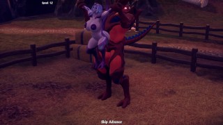 Breeders of the nephelym purple Starfallen girl All sex scenes Ep. 1