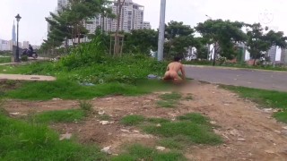 PUPLIC NAKED JERKING OFF