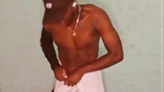 BIG BLACK DICK BBC solo amateur twink