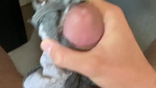 Cum in panties #10 / Every time my gf is over she leaves one of her used panties for me to cum in