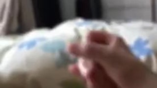 パイパン男子が喘ぎながらの朝勃起オナニー♪　昨日も種付けセックスしたってよ！