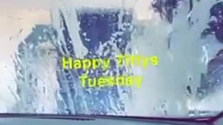 Titty Tuesday w/ ZolaFoxxx in tha Carwash