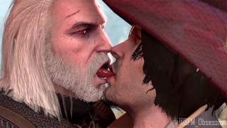 FULL: Gay Game Characters Kiss with Tongue - Obbi-mation