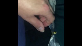 Evening jerk and cum
