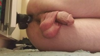 Girlfriend wanted to see my cock throb from anal