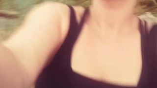 Peek a boo pussy at the park