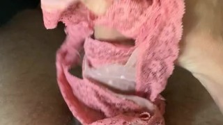 Cum in Panties #19 / every Time my GF is over she Leaves one of her used Panties for me to Cum in
