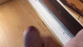 Stroking my cock