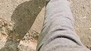 LA VERGA SE MUEVE CAMINANDO / COCK MOVES WALKING