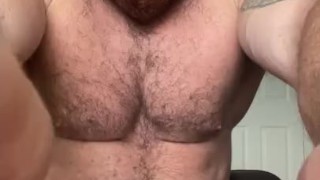 Part 2 Naked Big Dick Work Break Flex OnlyfansDotComBeefBeast Beefy Musclebear Massive Cock Show Off