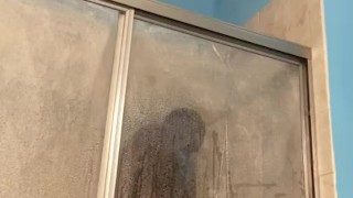 Max Sterlings steamy solo shower scene