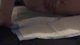 Pissed my adult diaper when I woke up with urgent desperation and made a mess