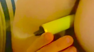 Watch me vape with my tight wet pussy 
