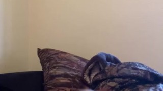 Desperate Lonely teen creampies his pocket pussy